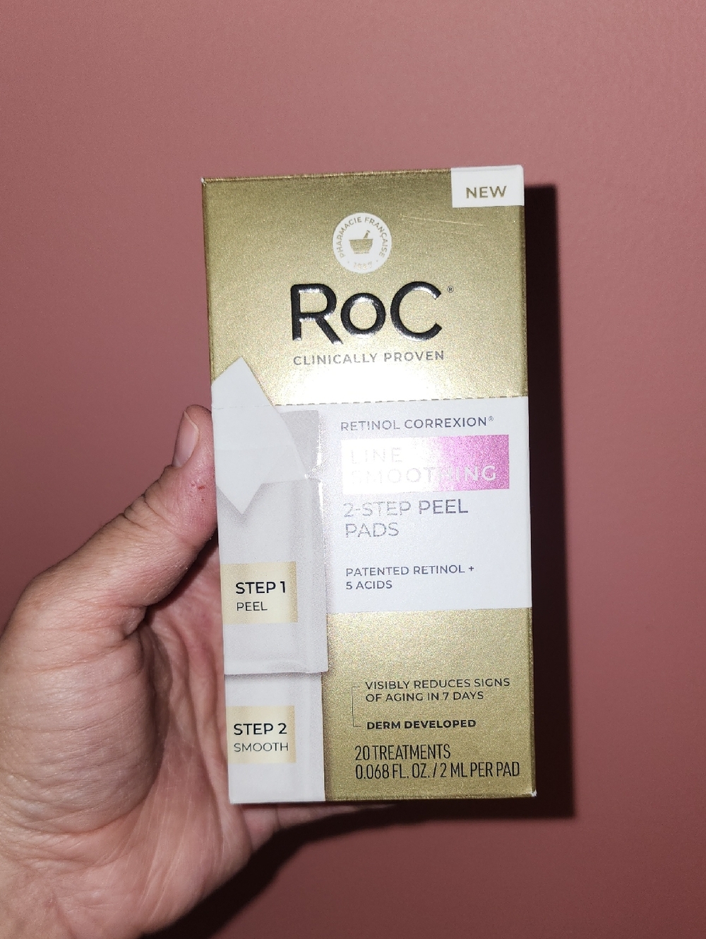 RoC Line Smoothing 2-Step Peel Pads
